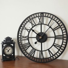 40cm Große Wanduhr Küchenuhr Lautlos Ohne Metall Wand Uhr Geräuschlos Römische