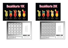 Wertmarken Getränkemarken