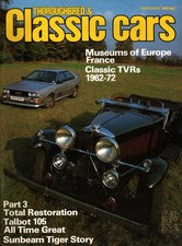 Zeitschrift Thoroughbred & Classic Cars #2 von 1983 TVR Talbot 105 Sunbeam Tiger