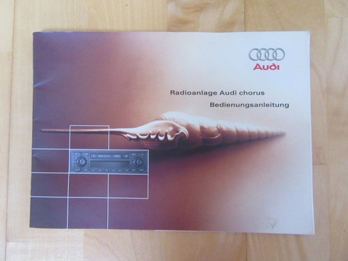 Radioanlage audi chorus - radioanlage,