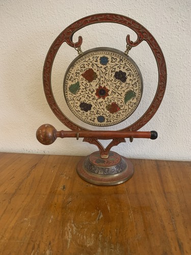 Alte tischgong ständer gong - alte,