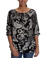 Oui Damen Bluse Top Oberteil