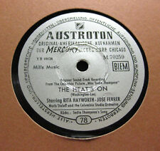 RITA HAYWORTH JOSE FERRER The Heat's On / Sadie Thompson's Song AUSTROTON (180)