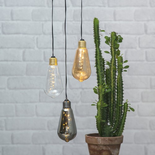 Led dekoleuchte glow - glow, amber