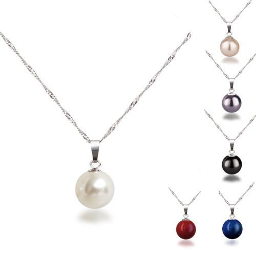 925 silber kette mit - kette, perlen