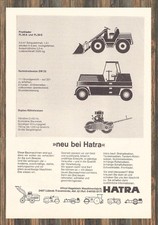 Hatra Baumaschinen - Reklame Werbeanzeige Original-Werbung 1964 (1)