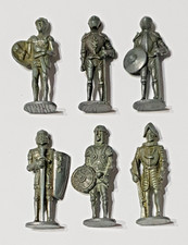 ü ei metallfiguren Ferrero Kinder soldatini serie completa 6 Ritter 40mm ferro