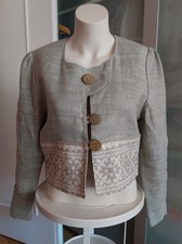 Trachtenjacke mit stickerei - trachtenjacke,