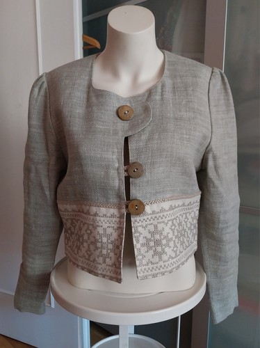 Trachtenjacke mit stickerei - mit,