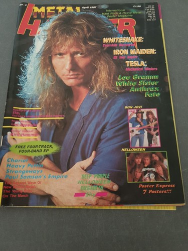 Metal hammer magazine april - metal,