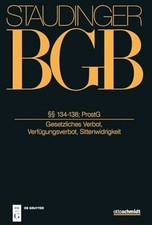 §§ 134-138  ProstG: (Gesetzliches Verbot, Buch Otto Schmidt/De Gruyter