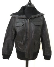 East Village Damen Lederjacke Blouson Größe 40/42 Glattleder G419