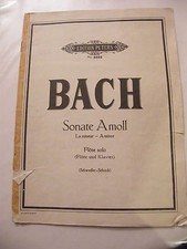 " Partitur Bach Sonata A Moll