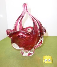 schwere  Glas SCHALE Korb