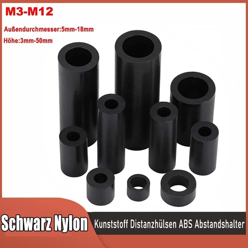 Schwarz nylon kunststoff - schwarz,