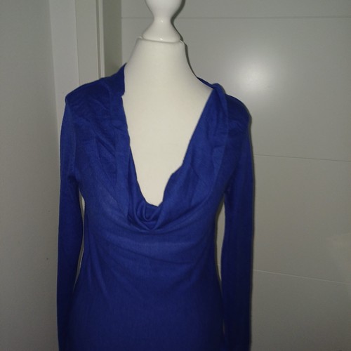 Neu feinstrickkleid royalblau - neu,