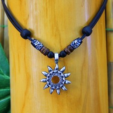 Lederkette Surferhalskette