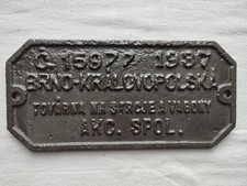 Original Waggonschild