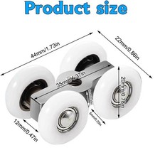 2xRollen für Schiebetüren