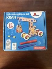 X-Toys Holz-Baukasten Kran –