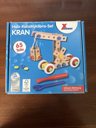 Toys holz baukasten - holz-baukasten, kran