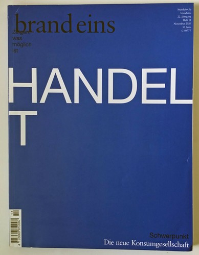 Brand eins zeitschrift die - eins, "die