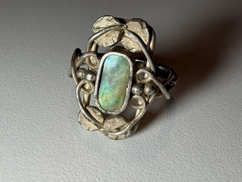 Handgefertigter silber abalone - handgefertigter,