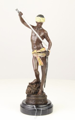 Fabrige bronze statue david - bronze,