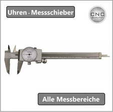 CNC QUALITÄT Uhren- Messschieber 100 mm / 150 mm / 200 mm / 300 mm - DIN 862