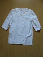 Klaus Thierschmidt Damen Sommerhemd Gr.40 in weiss