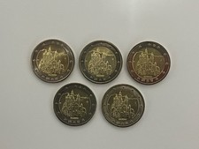 5x 2 Euro Deutschland 2012