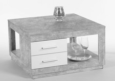 Couchtisch Flor beton/weiß