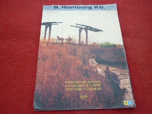 Opel kalender 1976 wahrzeichen - kalender,