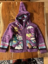 Kinder Strickjacke Gr 98 110 Wolle Acryl