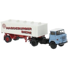 Brekina 71216 H0 IFA W50 Bier-Sattelzug "Magdeburger" H0 + Neu