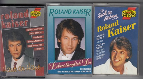Musikkassetten roland kaiser - -,