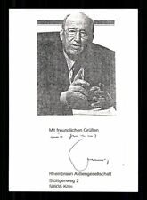 Dieter Henning 1936-2007 Vorstandsvorsitzender der Rheinbraun AG  # BC 216955