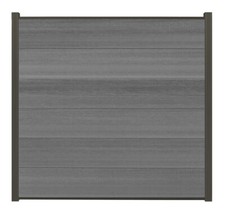 WPC Sichtschutz Zaun Steckzaun