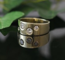 Gold Brillant Ring in 585er / 14 Karat Gelb Gold Wert 3.300 € XXYY