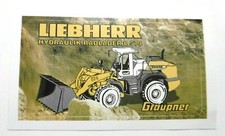 Werbe-Aufkleber Graupner Liebherr Hydraulik Radlader L 574 Modellbau 90er