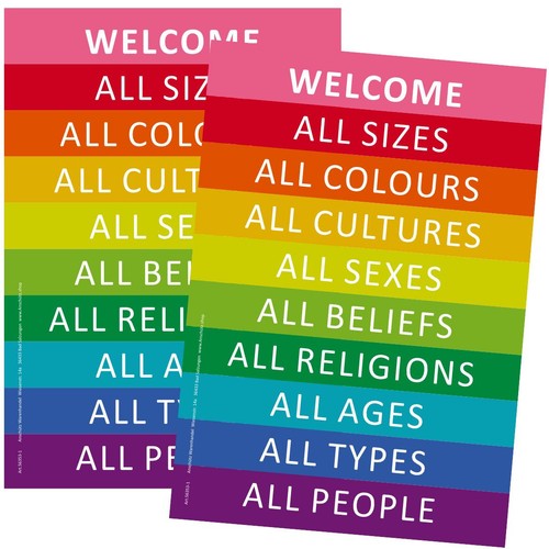 Stück aufkleber regenbogen - 2,
