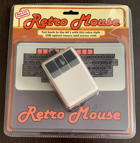 Retro maus mausmatte - maus, (usb)