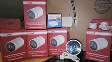 Revolt 5er-Set Programmierbare Heizkörper-Thermostate Mit WLAN Gateway