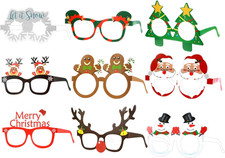 9 Weihnachtsbrillen Foto Requisiten Kinder Party Lustige Brillen Deko