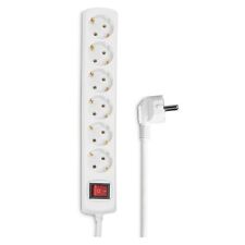 Hama Steckdosenleiste 6-fach Mehrfachstecker mit Schalter 1,4m GS geprüft Weiß