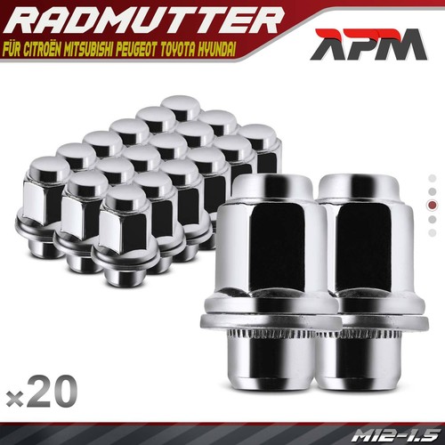 20x radmutter für - citroën, c4