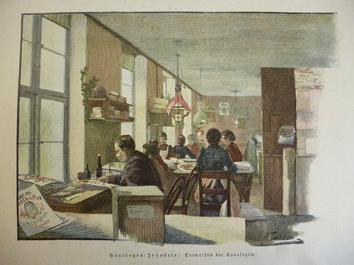 Orig kolorierter holzstich - orig.,