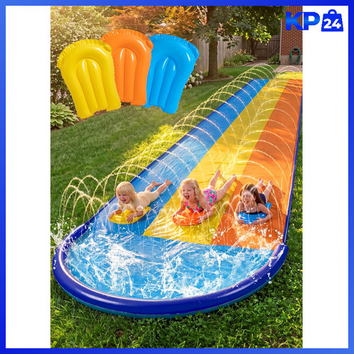 Dreispurige rutschbahn 548cm - dreispurige,