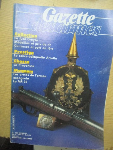 Gazette des armes nummer 156 - armes,