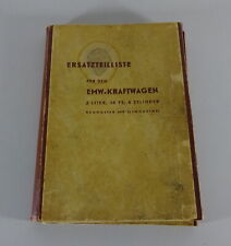 Teilekatalog / Ersatzteilliste EMW 340-2 2,0l 6-Zylinder 55 PS Limousine '1958